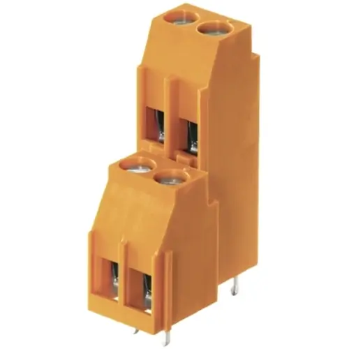 Leiterplattenklemme, 4-polig, RM 5 mm, 0,08-6,0 mm², 20 A, Schraubanschluss, orange, 1934310000 Sofort Bestellen