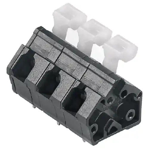 Begrenztes Angebot Leiterplattenklemme, 4-polig, RM 7.5 mm, 0,13-2,5 mm², 15 A, Federklemmanschluss, schwarz, 1952700000