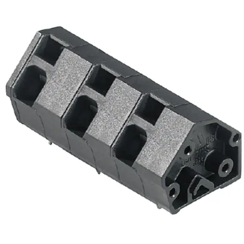 Jetzt Bestellen Leiterplattenklemme, 3-polig, RM 10 mm, 0,13-2,5 mm², 15 A, Federklemmanschluss, schwarz, 1953130000