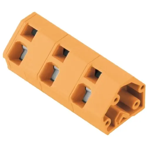 Leiterplattenklemme, 11-polig, RM 10 mm, 0,13-2,5 mm², 15 A, Federklemmanschluss, orange, 1953560000 Geprüft