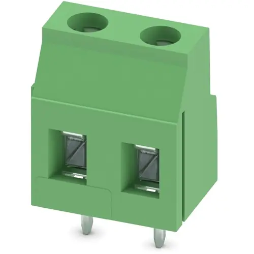 Leiterplattenklemme, 2-polig, RM 7.5 mm, 0,2-4,0 mm², 24 A, Schraubanschluss, grün, 1731022 Letzte Chance