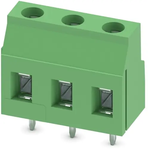 Leiterplattenklemme, 3-polig, RM 7.62 mm, 0,2-4,0 mm², 24 A, Schraubanschluss, grün, 1731734 Sale