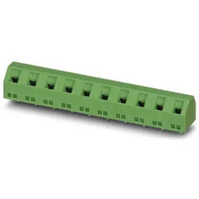 Abverkauf Leiterplattenklemme, 12-polig, RM 7.62 mm, 0,14-1,5 mm², 16 A, Schraubanschluss, grün, 1718702