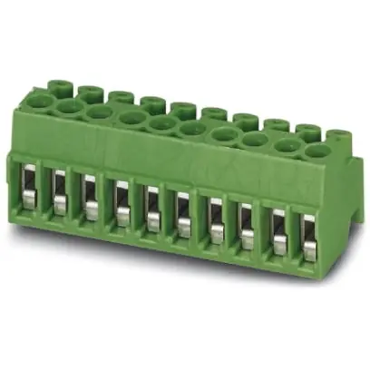 Direktkauf Leiterplattenklemme, 8-polig, RM 3.5 mm, 0,2-1,5 mm², 6 A, Schraubanschluss, grün, 1984523