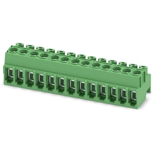 Gratis Versand Leiterplattenklemme, 13-polig, RM 3.5 mm, 0,2-1,5 mm², 8 A, Schraubanschluss, grün, 1984426