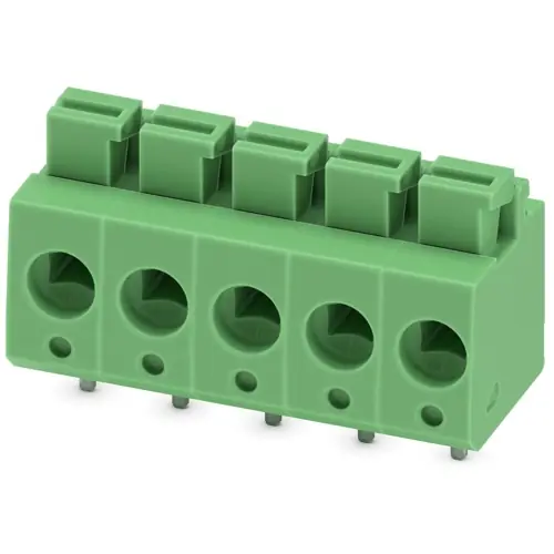 Direkt Vom Hersteller Leiterplattenklemme, 5-polig, RM 5 mm, 0,14-2,5 mm², 16 A, Federklemmanschluss, grün, 1792892