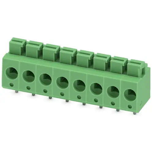 Leiterplattenklemme, 8-polig, RM 5 mm, 0,14-2,5 mm², 16 A, Federklemmanschluss, grün, 1792928 Garantierte Lieferung