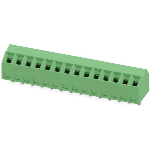 Leiterplattenklemme, 14-polig, RM 3.5 mm, 0,14-1,5 mm², 10 A, Schraubanschluss, grün, 1751219 Super-Preis