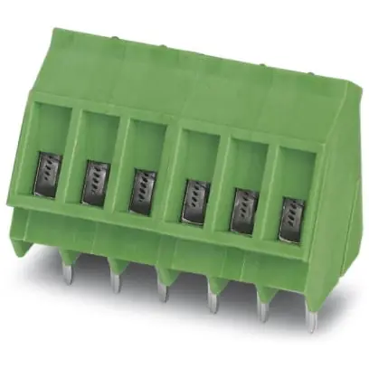 Leiterplattenklemme, 2-polig, RM 5 mm, 0,2-4,0 mm², 24 A, Schraubanschluss, grün, 1713024 Knallerangebot