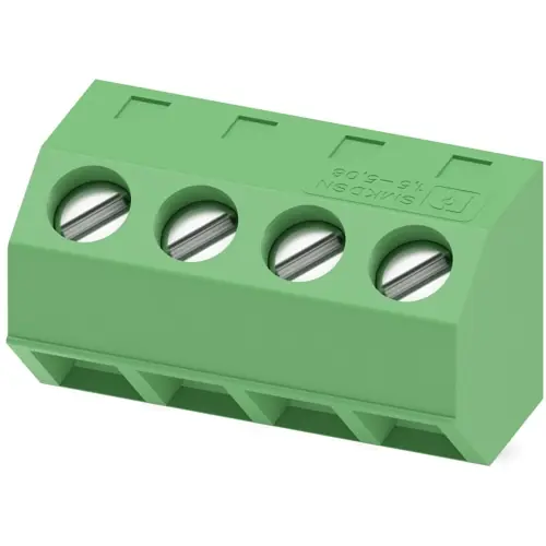 Leiterplattenklemme, 4-polig, RM 5.08 mm, 0,14-1,5 mm², 12 A, Schraubanschluss, grün, 1877504 Sichere Zahlung