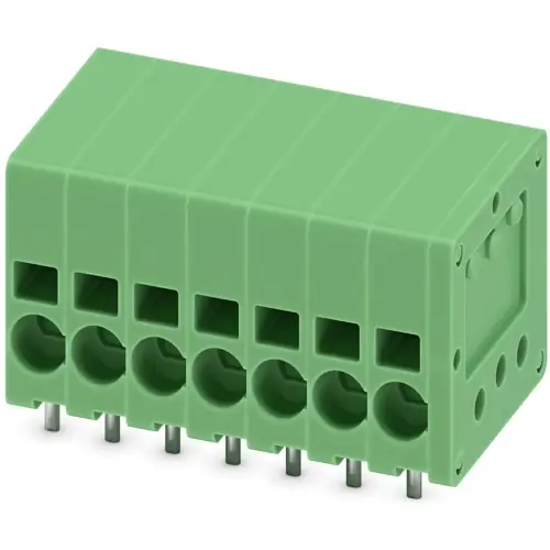 Leiterplattenklemme, 7-polig, RM 3.5 mm, 0,2-1,5 mm², 17.5 A, Federklemmanschluss, grün, 1990782 Sale