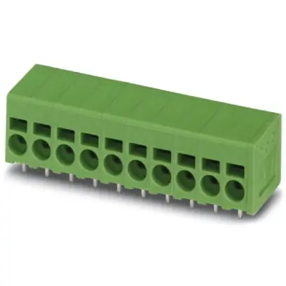 Angebot Leiterplattenklemme, 1-polig, RM 5 mm, 0,2-4,0 mm², 24 A, Federklemmanschluss, grün, 1751066