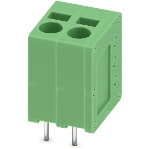 Kostenloser Versand Leiterplattenklemme, 2-polig, RM 5 mm, 0,2-4,0 mm², 24 A, Federklemmanschluss, grün, 1991095