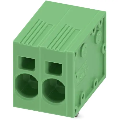 Neu Leiterplattenklemme, 2-polig, RM 7.5 mm, 0,2-10 mm², 41 A, Federklemmanschluss, grün, 1719192