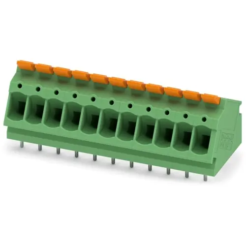 Knallerangebot Leiterplattenklemme, 11-polig, RM 5 mm, 0,2-4,0 mm², 24 A, Push-in, grün, 1190373