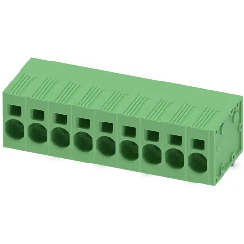 Sonderaktion Leiterplattenklemme, 9-polig, RM 7.5 mm, 0,2-10 mm², 41 A, Federklemmanschluss, grün, 1719260