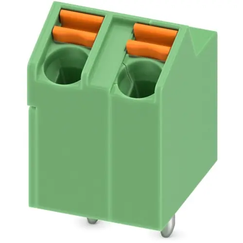 Leiterplattenklemme, 2-polig, RM 5 mm, 0,2-1,5 mm², 9 A, Federklemmanschluss, grün, 1752214 Top-Angebot