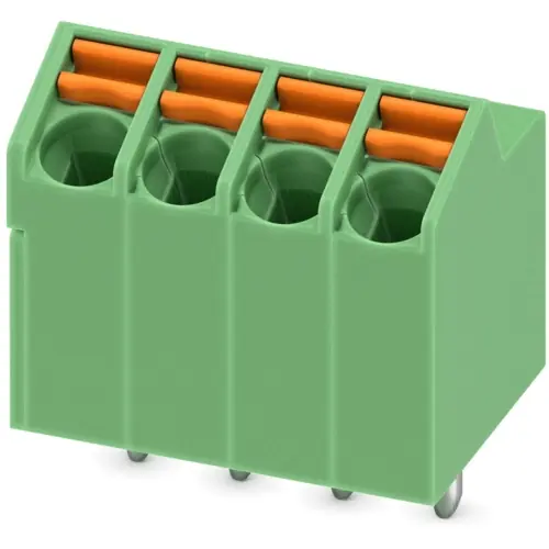 Leiterplattenklemme, 4-polig, RM 3.5 mm, 0,2-1,5 mm², 9 A, Federklemmanschluss, grün, 1752120 Garantierte Lieferung