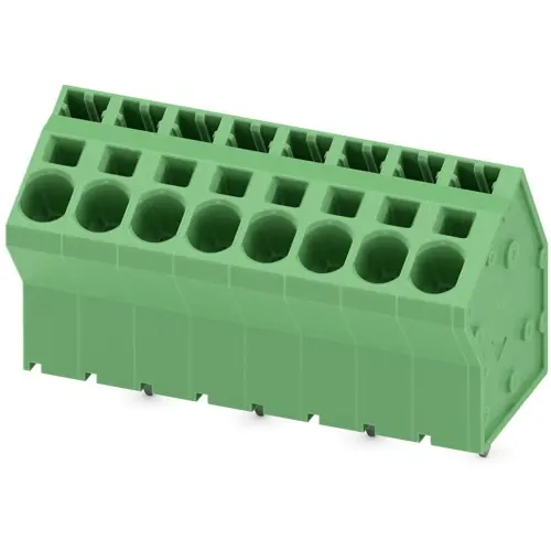 Mega-Angebot Leiterplattenklemme, 8-polig, RM 7.5 mm, 0,2-6,0 mm², 41 A, Federklemmanschluss, grün, 1819147