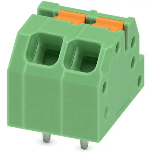 Top-Seller Leiterplattenklemme, 2-polig, RM 3.5 mm, 0,2-1,5 mm², 16 A, Federklemmanschluss, grün, 1861933