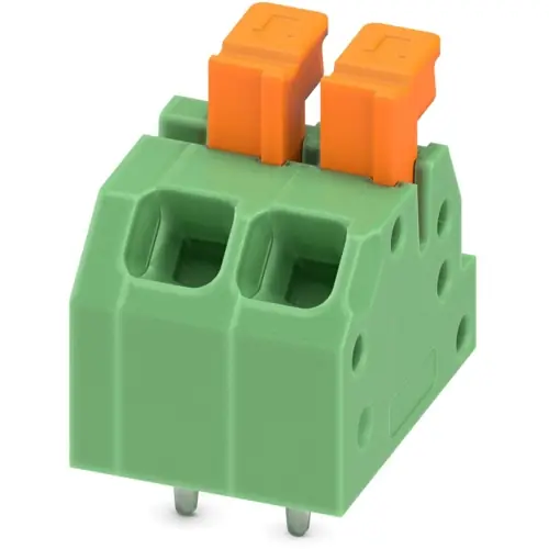 Leiterplattenklemme, 2-polig, RM 3.5 mm, 0,2-0,75 mm², 13.5 A, Federklemmanschluss, grün, 1864286 Rabatt