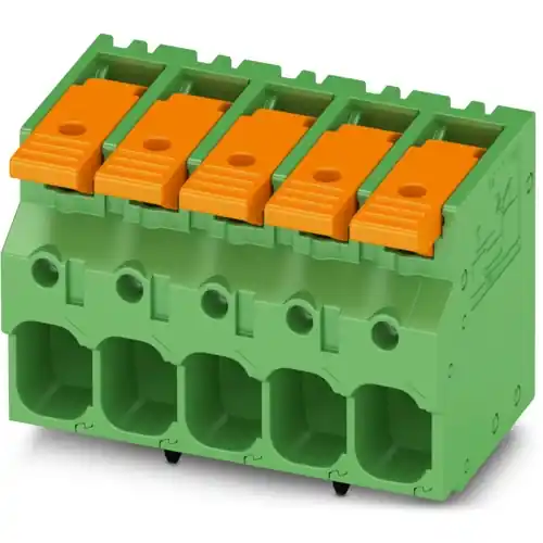 Leiterplattenklemme, 11-polig, RM 7.5 mm, 0,34-10 mm², 41 A, Push-in, grün, 1438136 Saisonangebot