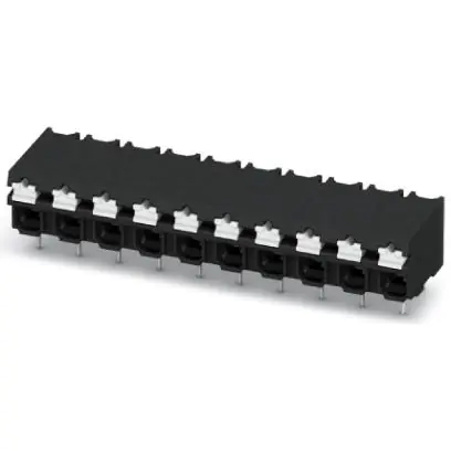 Wochenendangebot Leiterplattenklemme, 3-polig, RM 5 mm, 0,2-1,5 mm², 13.5 A, Federklemmanschluss, schwarz, 1822985