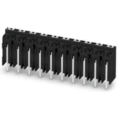 Leiterplattenklemme, 4-polig, RM 5 mm, 0,2-1,5 mm², 13.5 A, Federklemmanschluss, schwarz, 1823434 Kostenfreie Lieferung