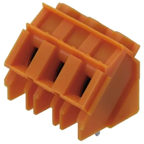 Leiterplattenklemme, 3-polig, RM 7.5 mm, 0,13-6,0 mm², 20 A, Schraubanschluss, orange, 1595810000 Echt