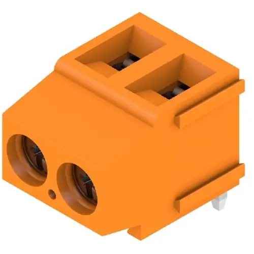 Leiterplattenklemme, 2-polig, RM 5.08 mm, 0,2-2,5 mm², 15 A, Schraubanschluss, orange, 1716100000 Neuheit