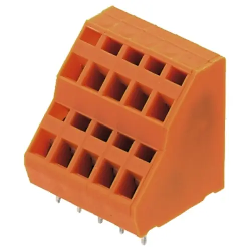 Leiterplattenklemme, 14-polig, RM 5.08 mm, 0,13-2,5 mm², 10 A, Federklemmanschluss, orange, 1764860000 Jetzt Bestellen