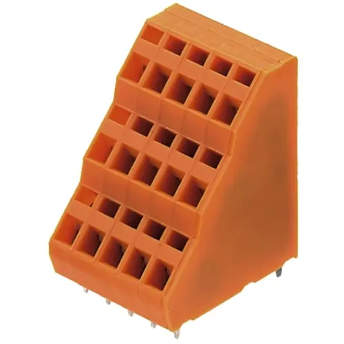 Leiterplattenklemme, 9-polig, RM 5.08 mm, 0,13-2,5 mm², 10 A, Federklemmanschluss, orange, 1764920000 Kracherpreis