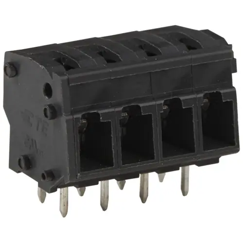 Leiterplattenklemme, 3-polig, RM 5 mm, AWG 28-12, 20 A, Federklemmanschluss, grau, 2834082-2 Neue Kollektion