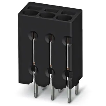 Neu Leiterplattenklemme, 2-polig, RM 2.5 mm, 0,14-0,5 mm², 6 A, Federklemmanschluss, schwarz, 1770953