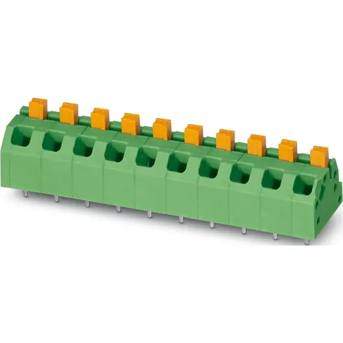 Direktkauf Leiterplattenklemme, 7-polig, RM 5 mm, 0,2-1,5 mm², 16 A, Push-in Federanschluss, mehrfarbig, 1632433