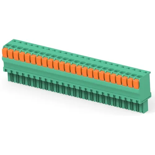 Leiterplattenklemme, 24-polig, RM 3.5 mm, 0,05-2 mm², 9 A, Push-in Federanschluss, grün, 2-1986692-4 Letzte Chance