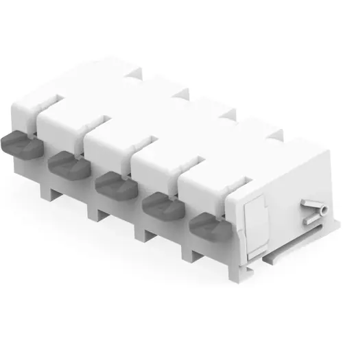 Leiterplattenklemme, 5-polig, RM 8 mm, AWG 24-18, 5 A, Push-in, natur, 2318582-5 Direktkauf