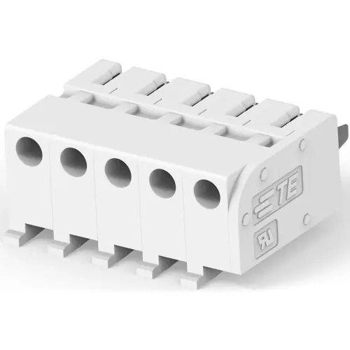 Leiterplattenklemme, 5-polig, RM 5 mm, 0,2-0,82 mm², 5 A, Push-in, natur, 2319461-5 Garantierte Lieferung