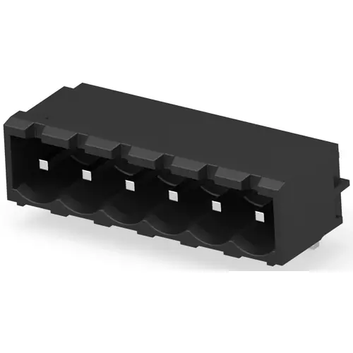 Leiterplattenklemme, 6-polig, RM 5 mm, 15 A, Stift, schwarz, 2342079-6 Billig