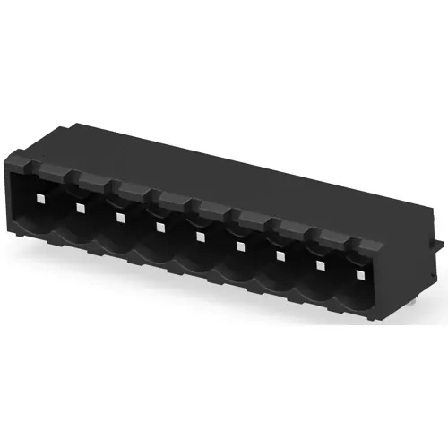 Nur Heute Leiterplattenklemme, 9-polig, RM 5 mm, 15 A, Stift, schwarz, 2342079-9