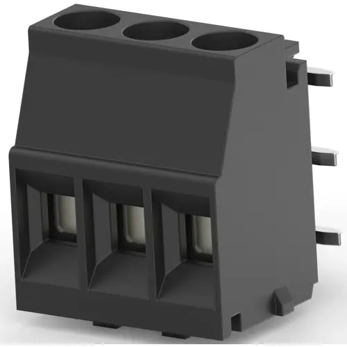 Leiterplattenklemme, 3-polig, RM 5 mm, 0,05-3,31 mm², 17.5 A, Käfigklemme, schwarz, 2363963-3 Gratis Versand