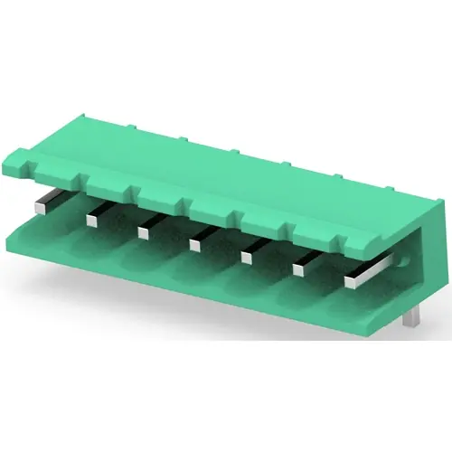 Leiterplattenklemme, 7-polig, RM 5.08 mm, 0,05-3 mm², 15 A, Stift, grün, 282815-7 Garantierte Lieferung
