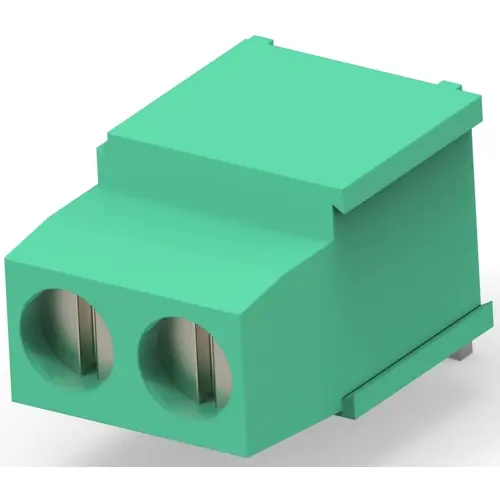 Leiterplattenklemme, 2-polig, RM 5 mm, 0,05-3 mm², 17.5 A, Käfigklemme, grün, 284410-2 Billig