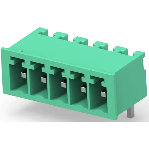 Rabatt Leiterplattenklemme, 5-polig, RM 3.5 mm, 0,05-2 mm², 11 A, Stift, grün, 284512-5