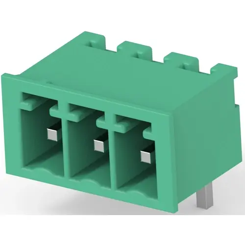 Leiterplattenklemme, 3-polig, RM 3.81 mm, 0,05-2 mm², 11 A, Stift, grün, 284513-3 Billig