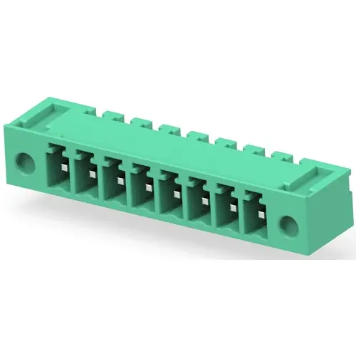 Leiterplattenklemme, 8-polig, RM 3.81 mm, 0,05-2 mm², 11 A, Stift, grün, 284541-8 Schnäppchen