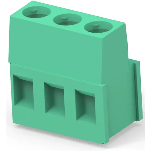 Leiterplattenklemme, 3-polig, RM 5 mm, 0,05-3 mm², 17.5 A, Käfigklemme, grün, 796748-3 Preisreduziert