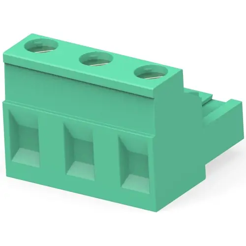 Begrenztes Angebot Leiterplattenklemme, 3-polig, RM 7.62 mm, 0,05-3 mm², 15 A, Käfigklemme, grün, 796981-3