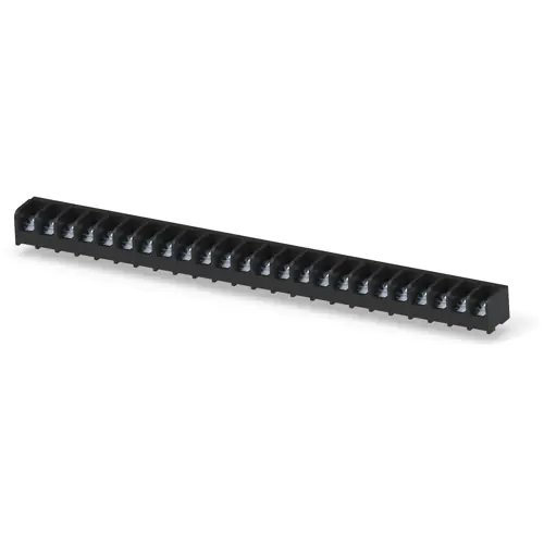 Leiterplattenklemme, 24-polig, 0,3-3,0 mm², 25 A, Schraubanschluss, schwarz, 8-1546158-2 Markenprodukt