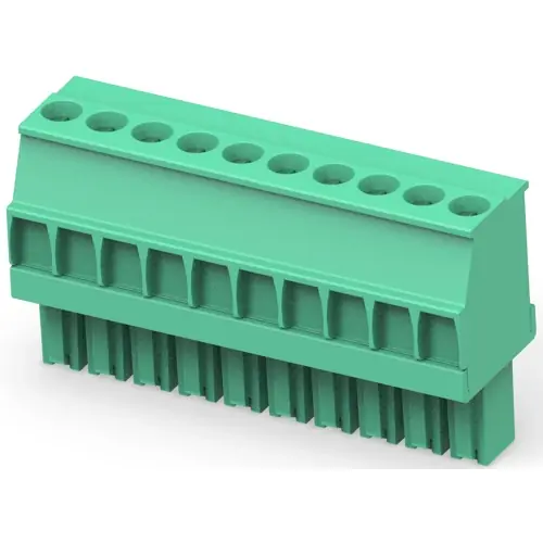 Leiterplattenklemme, 10-polig, RM 3.5 mm, 0,05-2 mm², 11 A, Käfigklemme, grün, 1-1986370-0 Begrenztes Angebot